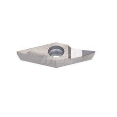 Turning Insert:  VCMT330.5DIA DX120,  Polycrystalline Diamond Uncoated Finish,  Neutral,  3/8″ Inscribed Circle,  0.0080″ Corner Radius,  35.0 &deg N/A Diamond,  Series  VCMT