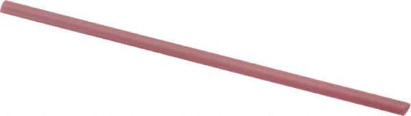 Value Collection - Half Round, Synthetic Ruby, Midget Finishing Stick - 100mm Long x 4mm Wide x 2mm Thick, Fine Grade - Exact Industrial Supply
