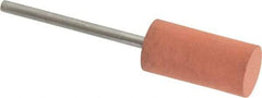 Value Collection - 10mm Max Diam x 20mm Long, Cylinder, Rubberized Point - Very Fine Grade, Ceramic, Mounted - Exact Industrial Supply