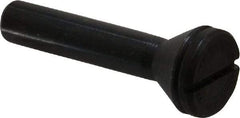 Value Collection - 1/4" Hole, Screw Lock Wheel Mandrel - 2" OAL, 1/4" Max Wheel Width, 3/8" Shank Diam - Exact Industrial Supply