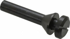 Value Collection - 3/8" Hole, Screw Lock Wheel Mandrel - 2" OAL, 1/2" Max Wheel Width, 3/8" Shank Diam - Exact Industrial Supply