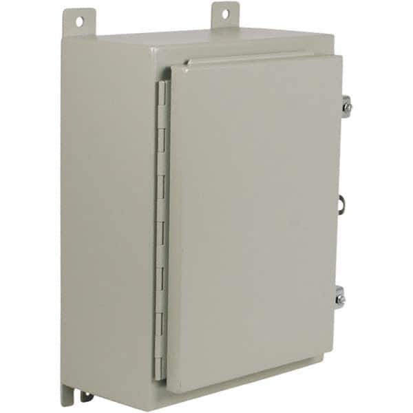 Wiegmann - NEMA 12 Steel Standard Enclosure with Hinged Cover - Exact Industrial Supply