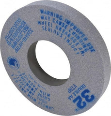 Norton - 12" Diam x 5" Hole x 1-1/2" Thick, H Hardness, 46 Grit Surface Grinding Wheel - Aluminum Oxide, Type 1, Coarse Grade, 2,070 Max RPM, Vitrified Bond, No Recess - Exact Industrial Supply