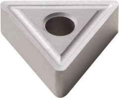 Seco - TNMP666 M1 Grade 370 Carbide Turning Insert - Uncoated, 60° Triangle, 3/4" Inscr Circle, 3/8" Thick, 3/32" Corner Radius - Exact Industrial Supply