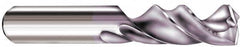 SGS - 0.368" 145° Spiral Flute Solid Carbide Screw Machine Drill Bit - Exact Industrial Supply
