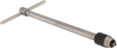 Starrett - 7/32 to 7/16" Tap Capacity, T Handle Tap Wrench - 10" Overall Length - Exact Industrial Supply