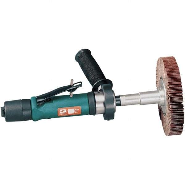 Dynabrade - 0.7 hp, 4,500 RPM Finishing Sander - 40 CFM Air Consumption, 6.21 bar Air Pressure, 1/4 NPT Inlet - Exact Industrial Supply