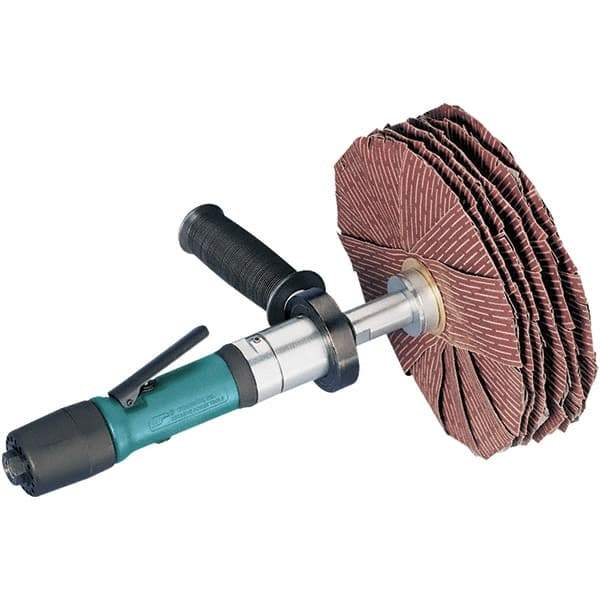 Dynabrade - 0.4 hp, 200-950 RPM Finishing Sander - 22 CFM Air Consumption, 6.21 bar Air Pressure, 1/4 NPT Inlet - Exact Industrial Supply