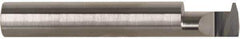 Accupro - 0.6" Cutting Depth, 14 Max TPI, 0.23" Diam, Acme Internal Thread, Solid Carbide, Single Point Threading Tool - Bright Finish, 2-1/2" OAL, 5/16" Shank Diam, 0.055" Projection from Edge, 29° Profile Angle - Exact Industrial Supply