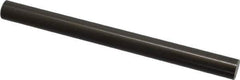 Pacific Bearing - 1/2" Diam, 6" Long, 6061-T6 Ceramic Coated Aluminum Feather Round Linear Shafting - 70C Hardness - Exact Industrial Supply