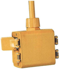 Woodhead Electrical - 1 Gang, Rectangle Outlet Box - 4" Overall Height x 4" Overall Width, Weather Resistant - Exact Industrial Supply