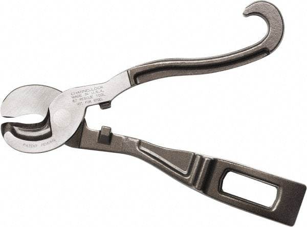 Channellock - 8-5/8" OAL, Cable Cutter - 1-3/7" Jaw Length x 1.62" Jaw Width, Round Head - Exact Industrial Supply