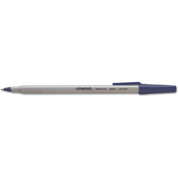 UNIVERSAL - Pens & Pencils Type: Stick Pen Color: Blue - Exact Industrial Supply