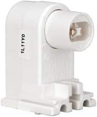 Leviton - 2 Pin, 600 VAC, 660 Watt, Pedestal Base, Pedestal Lamp Holder - Fluorescent, Screw Mounted - Exact Industrial Supply