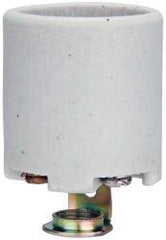 Pass & Seymour - 250 VAC, 660 Watt, Medium Base, Keyless Lamp Holder - 2 Inch High, Incandescent - Exact Industrial Supply