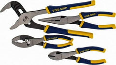 Irwin - 4 Piece Plier Set - Comes in Tray - Exact Industrial Supply