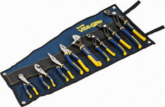 Irwin - 8 Piece Plier Set - Comes in Tool Roll - Exact Industrial Supply