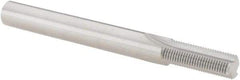 Scientific Cutting Tools - 5/16-40 Thread, 1/4" Shank Diam, Bright Coating, Solid Carbide Straight Flute Thread Mill - 3 Flutes, 2-1/2" OAL, 5/16" Min Noml Diameter - Exact Industrial Supply