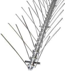 Bird-X - Stainless Steel Bird Spikes - 4.3 Inch High x 1/2 Inch Wide x 10 Ft. Long - Exact Industrial Supply