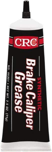 CRC - 2.5 oz Tube Synthetic General Purpose Grease - Black, 450°F Max Temp, NLGIG 2, - Exact Industrial Supply