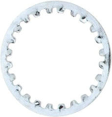 Value Collection - 7/16" Screw, 0.4755" ID, Steel Internal Tooth Lock Washer - 0.6005" OD, Zinc-Plated, Grade 1075 - Exact Industrial Supply