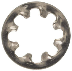 Made in USA - 5/16" Screw, 0.332" ID, Stainless Steel Internal Tooth Lock Washer - 0.607" OD, Uncoated, Grade 316 - Exact Industrial Supply