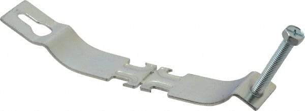 Thomas & Betts - 2" Pipe, 12 Gauge" Pipe or Conduit Clamp - Silver Galvanized, 800 Lb Capacity, All Conduit - Exact Industrial Supply