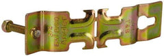 Thomas & Betts - 3/4" Pipe, 14 Gauge" Pipe or Conduit Clamp - Gold Galvanized, 600 Lb Capacity, All Conduit - Exact Industrial Supply