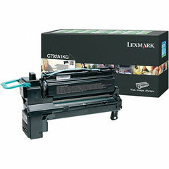 Lexmark - Black Toner Cartridge - Use with Lexmark C792 - Exact Industrial Supply