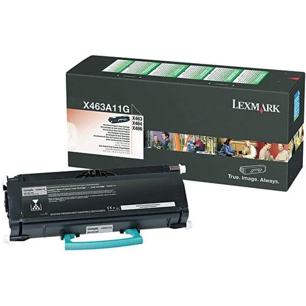 Lexmark - Black Toner Cartridge - Use with Lexmark X463de, X464de, X466de, X466dte, X466dwe - Exact Industrial Supply