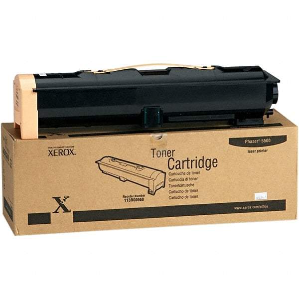 Xerox - Black Toner Cartridge - Use with Xerox Phaser 5500 - Exact Industrial Supply