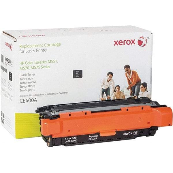 Xerox - Black Toner Cartridge - Use with HP Color LaserJet Enterprise 500 MFP, M551, M575, M570 - Exact Industrial Supply