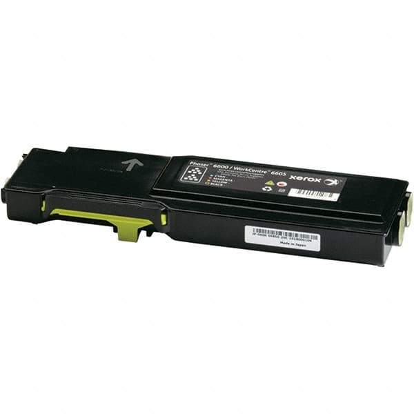 Xerox - Yellow Toner Cartridge - Use with Xerox Phaser 6600, WorkCentre 6605 - Exact Industrial Supply