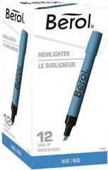 Sharpie - Blue Highlighter - Chisel Tip, AP Nontoxic Ink - Exact Industrial Supply