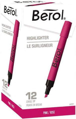 Sharpie - Pink Highlighter - Chisel Tip, AP Nontoxic Ink - Exact Industrial Supply