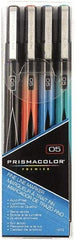 Prismacolor - Black, Blue, Green, Red Art Marker - Fine Tip, Alcohol Based Ink - Exact Industrial Supply