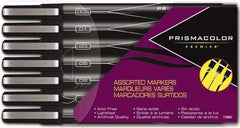 Prismacolor - Black Art Marker - Brush Tip, Alcohol Based Ink - Exact Industrial Supply