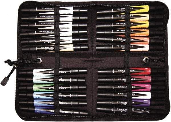 Prismacolor - Assorted Colors, Art Marker - Chisel Tip, Alcohol Based Ink - Exact Industrial Supply