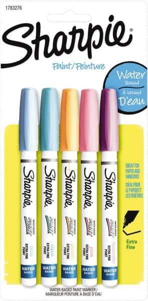Sharpie - Assorted Colors, Paint Marker - Extra Fine Tip - Exact Industrial Supply
