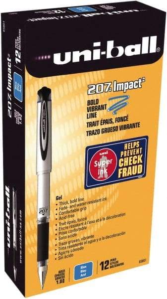 Uni-Ball - 1mm Stick Pen - Blue - Exact Industrial Supply