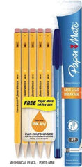 Paper Mate - 0.7mm Lead Mechanical Pencil - Black - Exact Industrial Supply