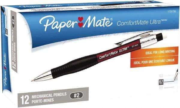 Paper Mate - 0.7mm Lead Mechanical Pencil - Black - Exact Industrial Supply