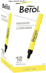Dymo - Chisel Highlighter - Yellow - Exact Industrial Supply