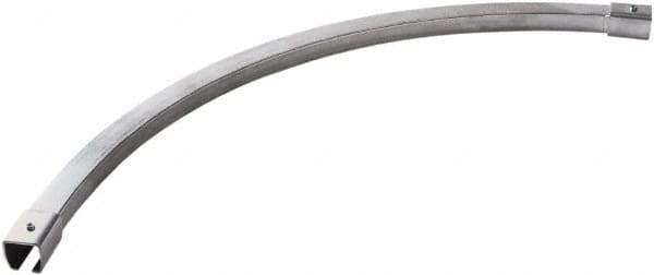 TMI, LLC - 3' Long Galvanized Steel Dock Strip Door Mounting Hardware - Use with Industrial Curtain Kit - Exact Industrial Supply