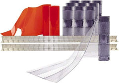 Aleco - 8' Door Width x 10' Door Height PVC Clear Smooth Anti-Insect Strip Door Kit - Clear - Exact Industrial Supply
