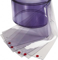 TMI, LLC - Clear Smooth Replacement Strips Dock Curtain Strips - 16" Wide x 12' Long x 0.16" Thick, PVC - Exact Industrial Supply