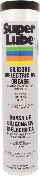 Synco Chemical - 14.1 oz Cartridge Silicone Heat-Transfer Grease - Translucent White, Food Grade, 450°F Max Temp, NLGIG 2, - Exact Industrial Supply