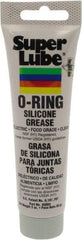 Synco Chemical - 3 oz Tube Silicone General Purpose Grease - Translucent White, Food Grade, 450°F Max Temp, NLGIG 2, - Exact Industrial Supply