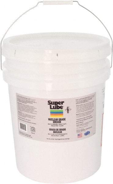Synco Chemical - 30 Lb Pail Synthetic Lubricant General Purpose Grease - Translucent White, Environmentally Friendly, 450°F Max Temp, NLGIG 2, - Exact Industrial Supply