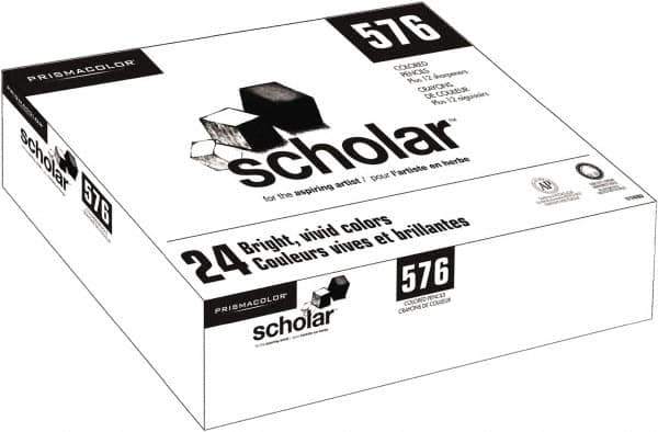 Prismacolor - Scholar Colored Pencil - Assorted Colors - Exact Industrial Supply